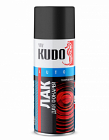 KUDO KU-9021 Лак для тонировки фонарей ЧЕРНЫЙ 520мл 1/6шт